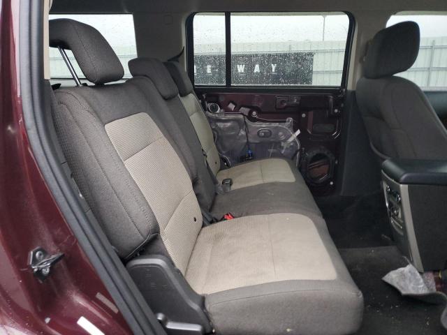 2FMHK6CC2BBD06099 - 2011 FORD FLEX SEL BURGUNDY photo 10