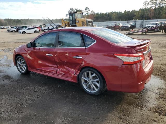 3N1AB7APXDL723952 - 2013 NISSAN SENTRA S RED photo 2