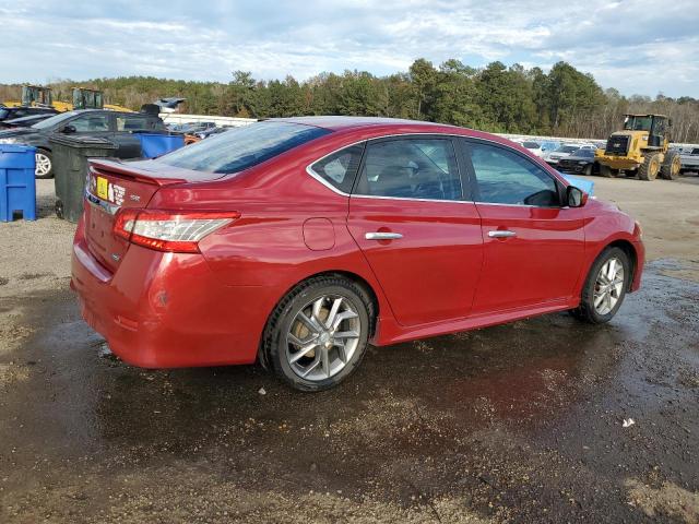 3N1AB7APXDL723952 - 2013 NISSAN SENTRA S RED photo 3