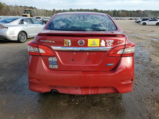 3N1AB7APXDL723952 - 2013 NISSAN SENTRA S RED photo 6