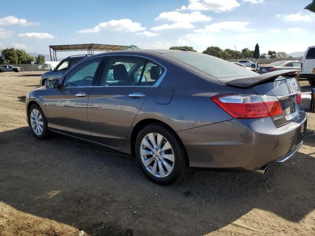 1HGCR3F85EA037243 - 2014 HONDA ACCORD EXL GRAY photo 2