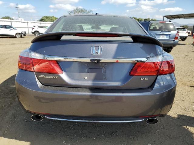 1HGCR3F85EA037243 - 2014 HONDA ACCORD EXL GRAY photo 6