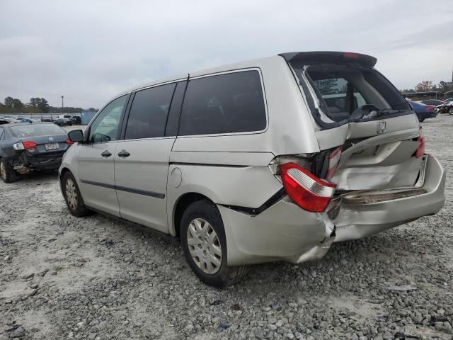 5FNRL38207B003322 - 2007 HONDA ODYSSEY LX SILVER photo 2