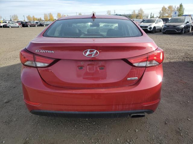 KMHDH4AH3FU450826 - 2015 HYUNDAI ELANTRA SE RED photo 6