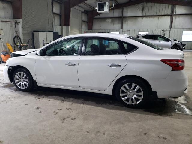 3N1AB7AP1HY342449 - 2017 NISSAN SENTRA S WHITE photo 2