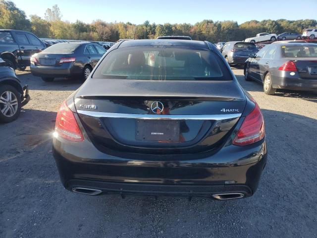 55SWF4KB7GU153757 - 2016 MERCEDES-BENZ C 300 4MATIC BLACK photo 6