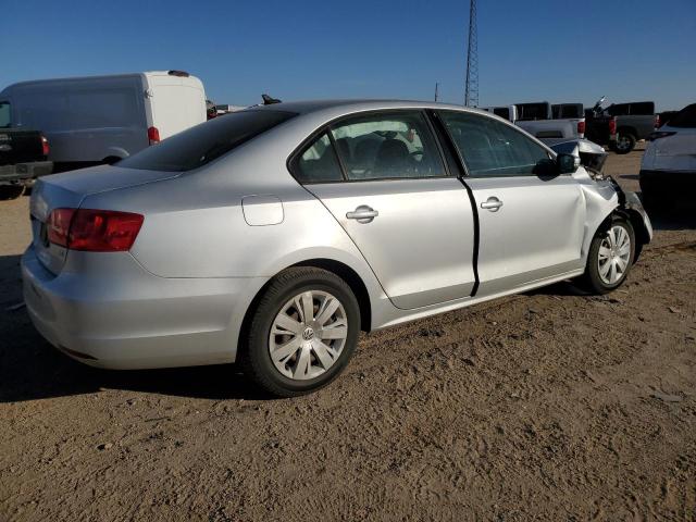 3VWD17AJXEM262303 - 2014 VOLKSWAGEN JETTA SE SILVER photo 3