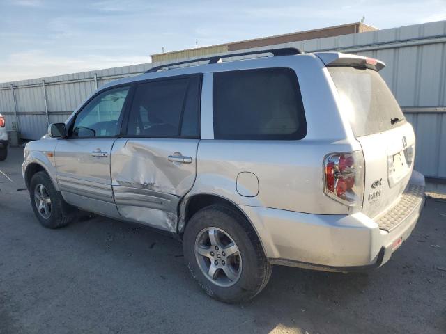 5FNYF18668B042833 - 2008 HONDA PILOT EXL SILVER photo 2