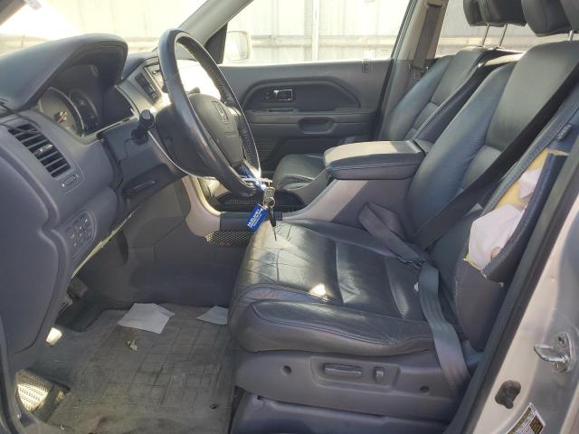 5FNYF18668B042833 - 2008 HONDA PILOT EXL SILVER photo 7