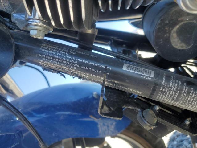 1HD1KH723RB607594 - 2024 HARLEY-DAVIDSON FLTRX 蓝色 照片 10