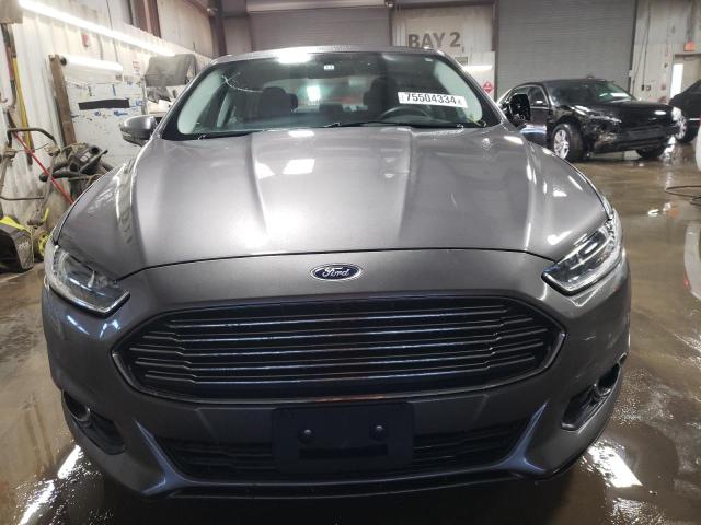 3FA6P0HR3DR259554 - 2013 FORD FUSION SE GRAY photo 5