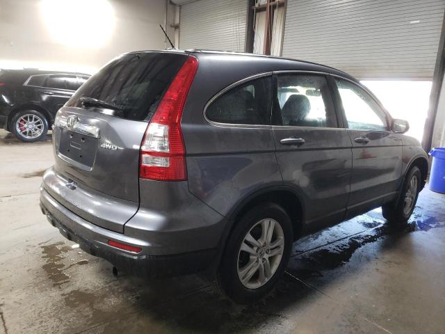 JHLRE4H78AC013406 - 2010 HONDA CR-V EXL GRAY photo 3