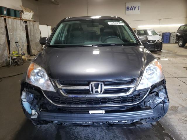 JHLRE4H78AC013406 - 2010 HONDA CR-V EXL GRAY photo 5