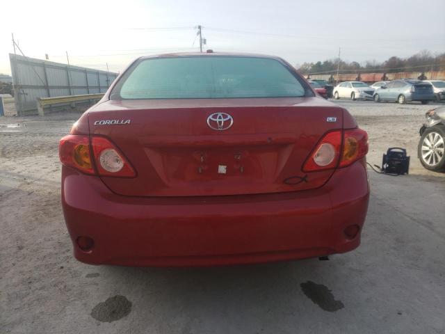 1NXBU4EE1AZ210153 - 2010 TOYOTA CARROLLA BASE RED photo 6