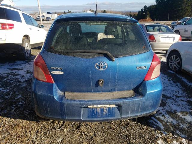 JTDKT923665028134 - 2006 TOYOTA YARIS BLUE photo 6