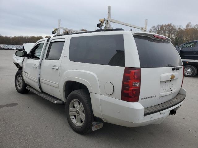 1GNSKJE77ER100041 - 2014 CHEVROLET SUBURBAN K1500 LT WHITE photo 2