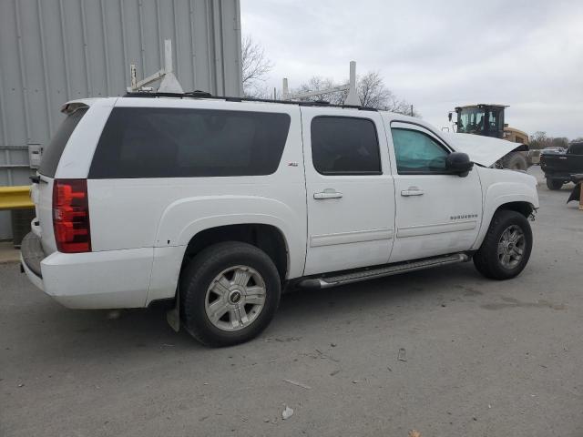 1GNSKJE77ER100041 - 2014 CHEVROLET SUBURBAN K1500 LT WHITE photo 3