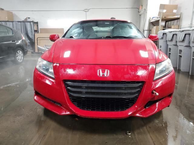 JHMZF1C49CS005084 - 2012 HONDA CR-Z RED photo 5