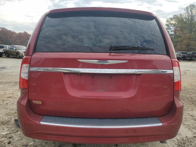 2C4RC1BG4FR560651 - 2015 CHRYSLER TOWN & COU TOURING RED photo 6