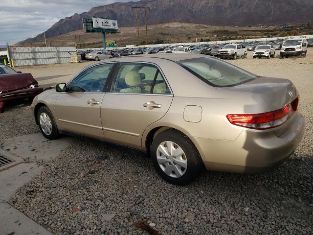 1HGCM56354A016311 - 2004 HONDA ACCORD LX BEIGE photo 2