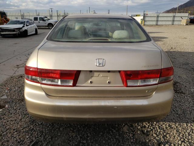 1HGCM56354A016311 - 2004 HONDA ACCORD LX BEIGE photo 6