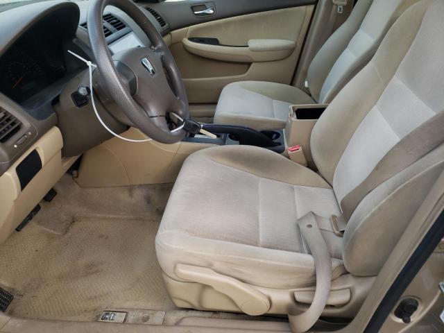 1HGCM56354A016311 - 2004 HONDA ACCORD LX BEIGE photo 7