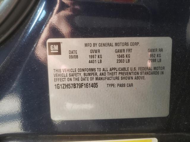 1G1ZH57B79F161405 - 2009 CHEVROLET MALIBU 1LT 蓝色 照片 13