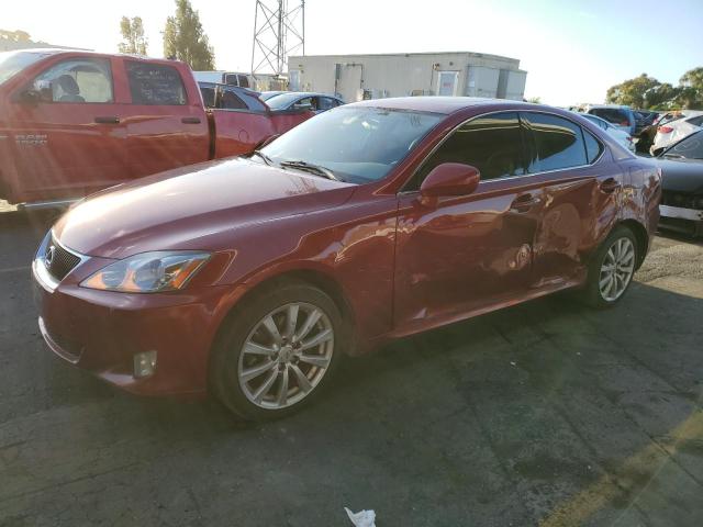 JTHCK262065000554 - 2006 LEXUS IS 250 BURGUNDY photo 1