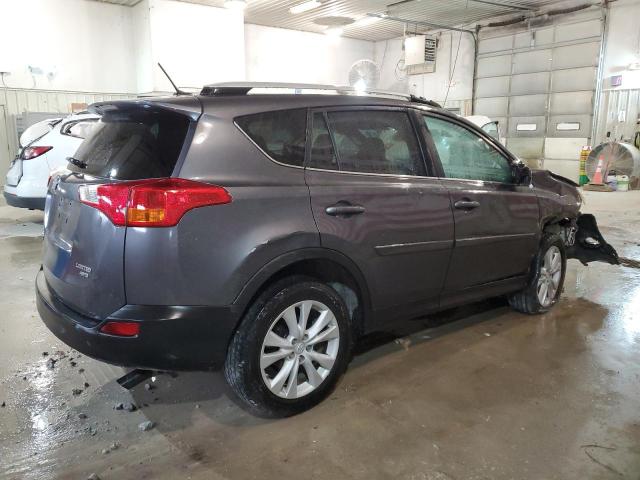 2T3DFREV1FW370497 - 2015 TOYOTA RAV4 LIMITED GRAY photo 3