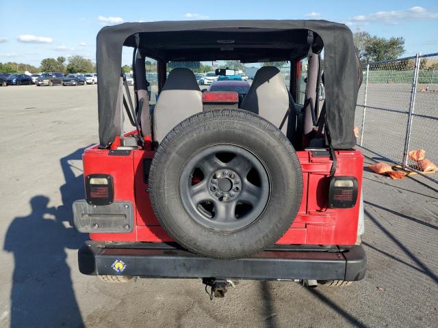 1J4FY29P2VP500328 - 1997 JEEP WRANGLER / SE RED photo 6