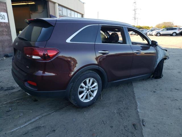 5XYPG4A37KG558368 - 2019 KIA SORENTO L MAROON photo 3