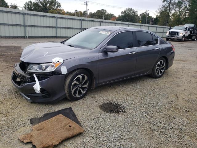 1HGCR2F87GA187805 - 2016 HONDA ACCORD EXL GRAY photo 1