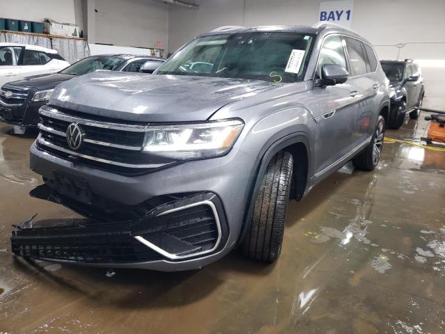 1V2FR2CA8NC542824 - 2022 VOLKSWAGEN ATLAS SEL PREMIUM R-LINE GRAY photo 1