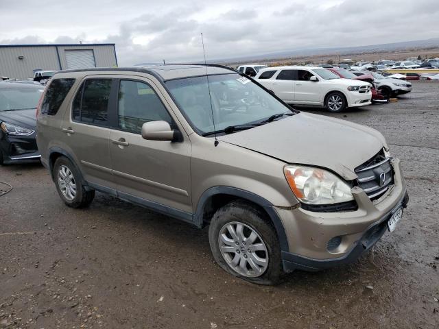 JHLRD78905C057802 - 2005 HONDA CR-V SE GOLD photo 4