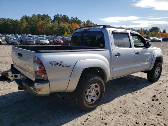 3TMLU4EN6AM038618 - 2010 TOYOTA TACOMA DOUBLE CAB SILVER photo 3