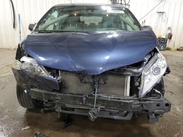 5TDZZ3DC1LS083295 - 2020 TOYOTA SIENNA L BLUE photo 5