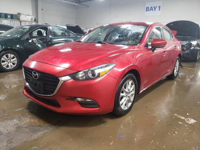 3MZBN1U78HM155098 - 2017 MAZDA 3 SPORT RED photo 1