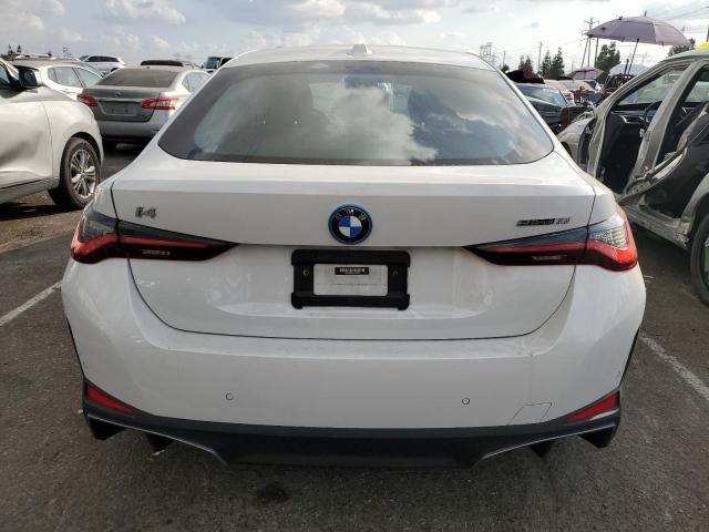 WBY43AW03PFP36703 - 2023 BMW I4 EDRIVE3 WHITE photo 6