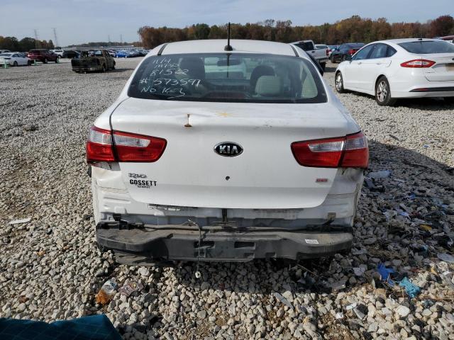 KNADM4A35G6573597 - 2016 KIA RIO LX WHITE photo 6