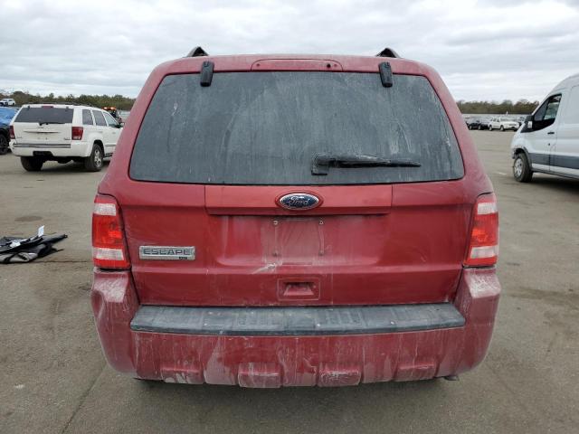 1FMCU0D78AKD12349 - 2010 FORD ESCAPE XLT RED photo 6