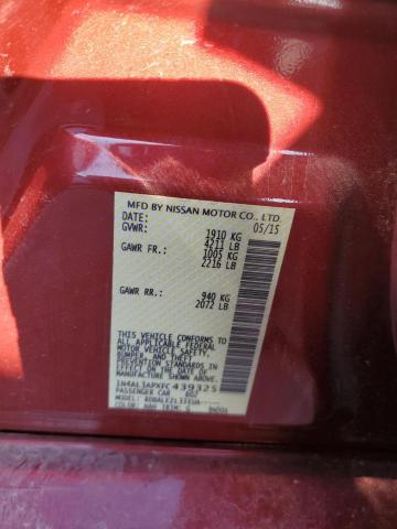 1N4AL3APXFC439325 - 2015 NISSAN ALTIMA 2.5 MAROON photo 12