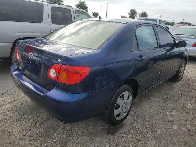 1NXBR32E43Z126234 - 2003 TOYOTA COROLLA CE BLUE photo 3