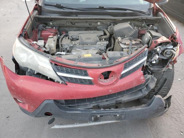 JTMRFREV2FD135299 - 2015 TOYOTA RAV4 XLE RED photo 12