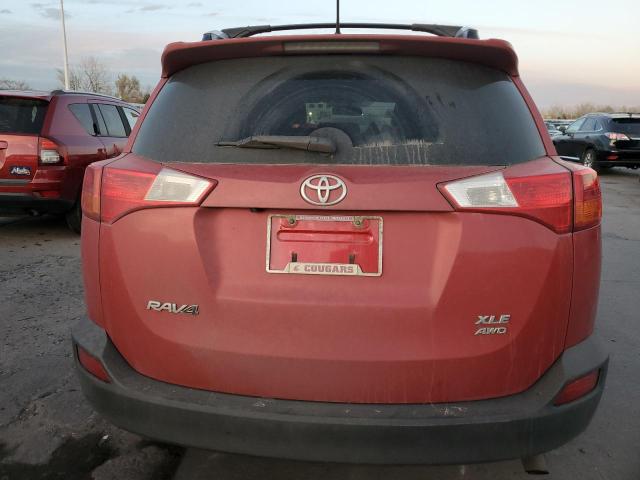 JTMRFREV2FD135299 - 2015 TOYOTA RAV4 XLE RED photo 6