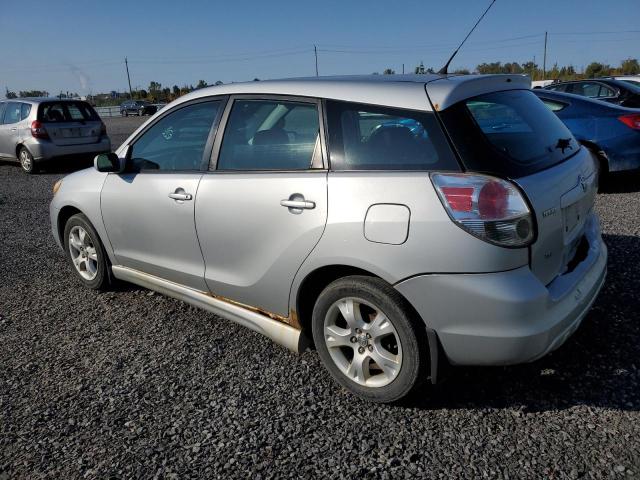 2T1KR32E88C701752 - 2008 TOYOTA COROLLA MA XR SILVER photo 2