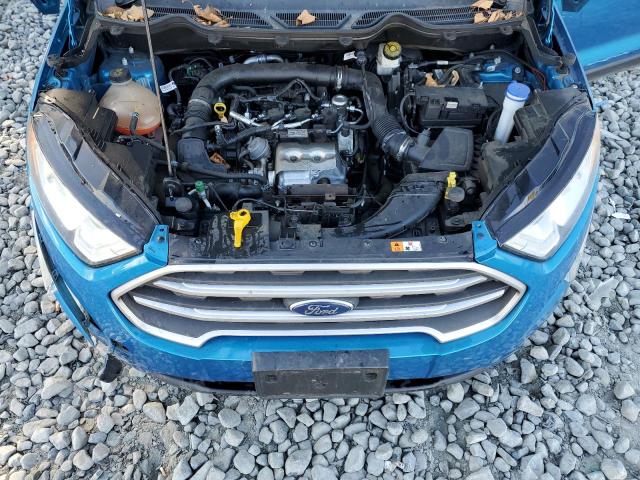 MAJ3S2GEXKC266637 - 2019 FORD ECOSPORT SE ლურჯი ფოტო 12