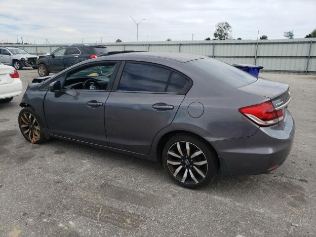2HGFB2F94EH511348 - 2014 HONDA CIVIC EXL ნაცრისფერი ფოტო 2