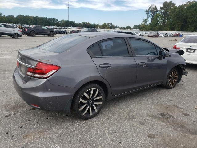 2HGFB2F94EH511348 - 2014 HONDA CIVIC EXL ნაცრისფერი ფოტო 3