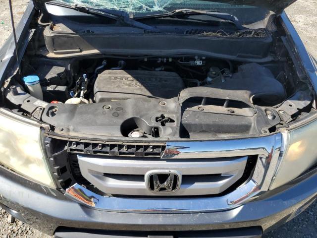 5FNYF4H53BB093285 - 2011 HONDA PILOT EXL BLUE photo 12