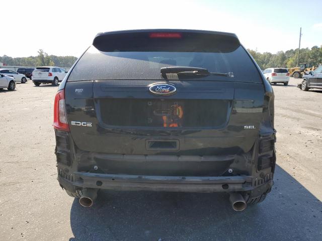 2FMDK3JCXDBB23987 - 2013 FORD EDGE SEL BLACK photo 6